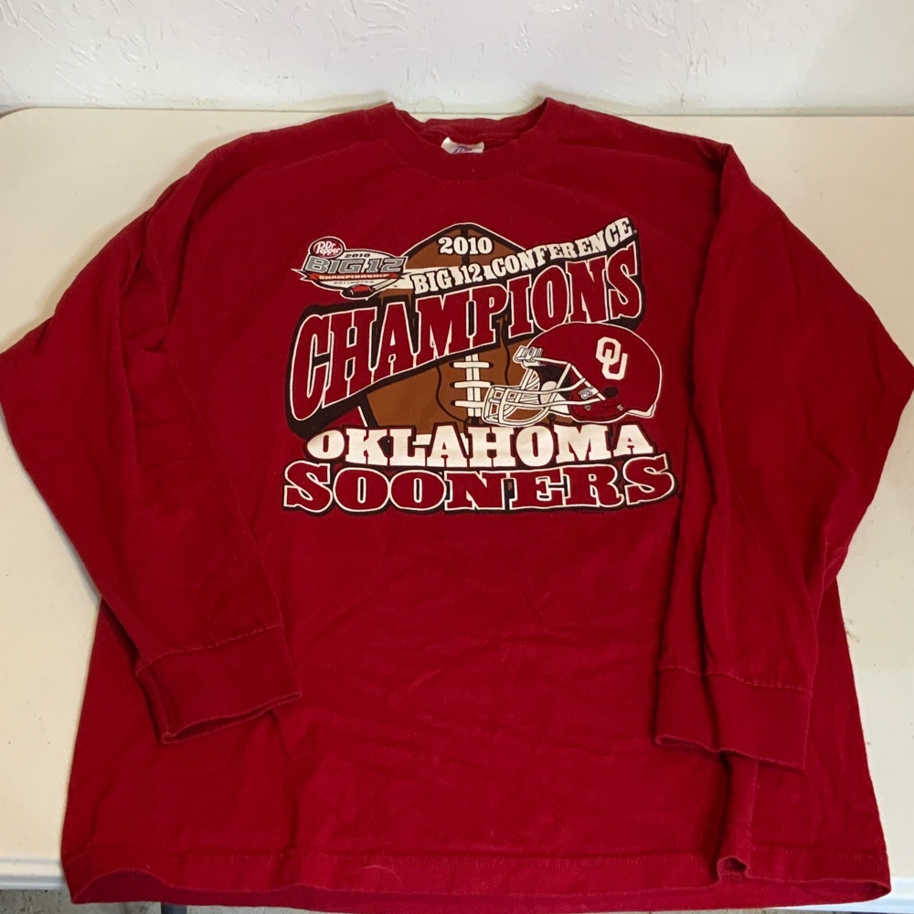 Oklahoma Sooners Red Long Sleeve Tee